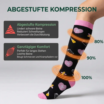 Graduierte Kompressionssocken - Pflegemotiv